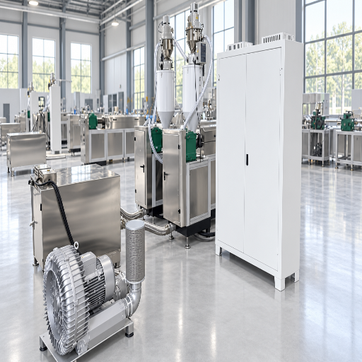 PP string wound filter cartridge machine in operation with wound cartridges
