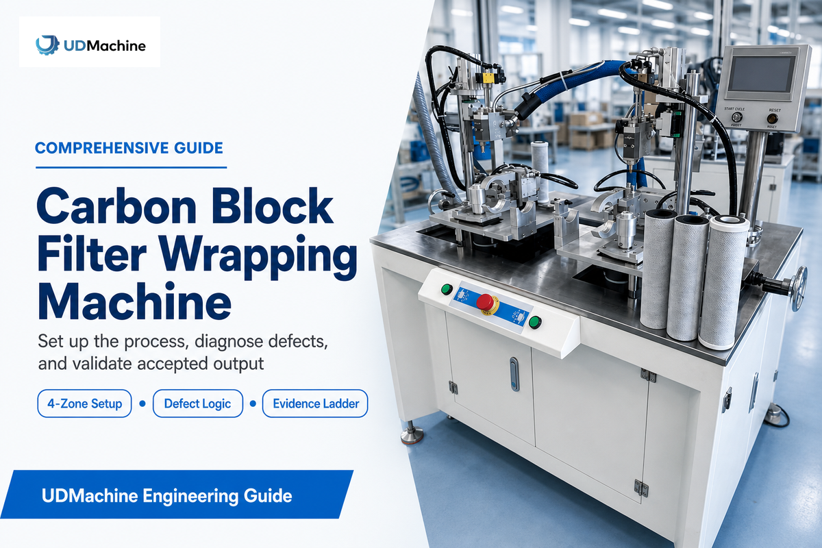 Carbon Block Filter Wrapping Machine: 4-Zone Setup Guide