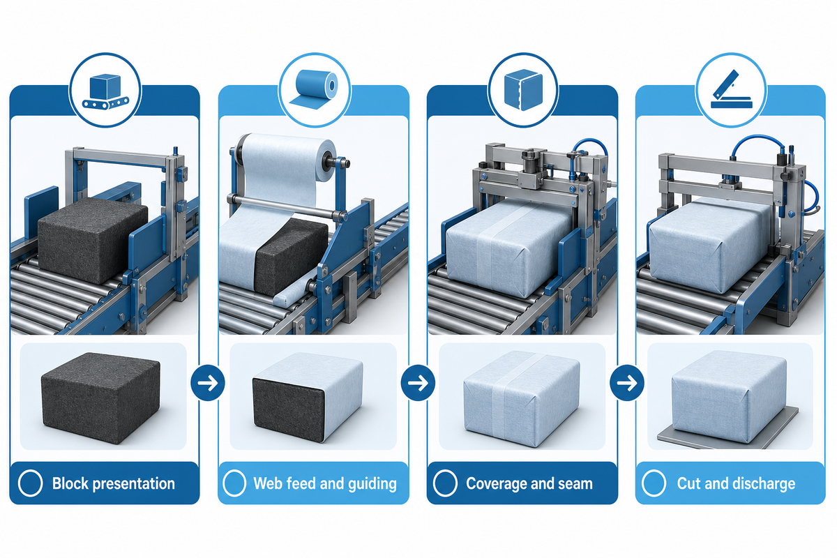 Use the 4-Zone Wrapping Process Map — UDMachine