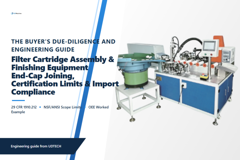 Filter Cartridge Assembly & Finishing Equipment: 2026 Guide