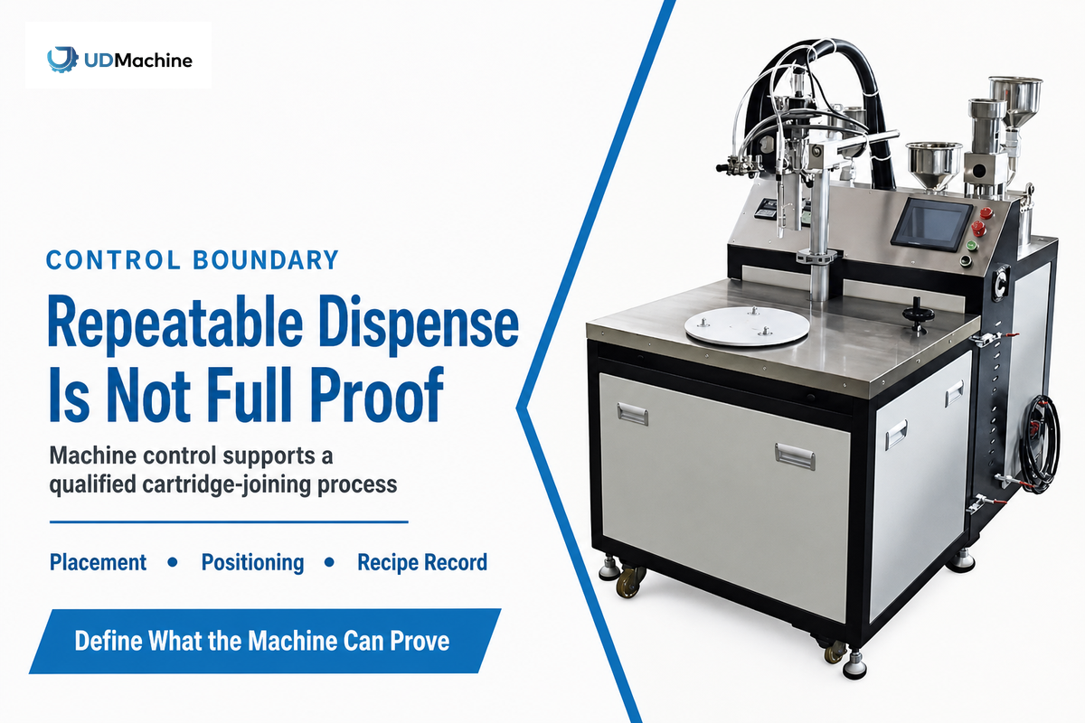 What Does a Filter Cartridge End Cap Gluing Machine Actually Control? — UDMachine