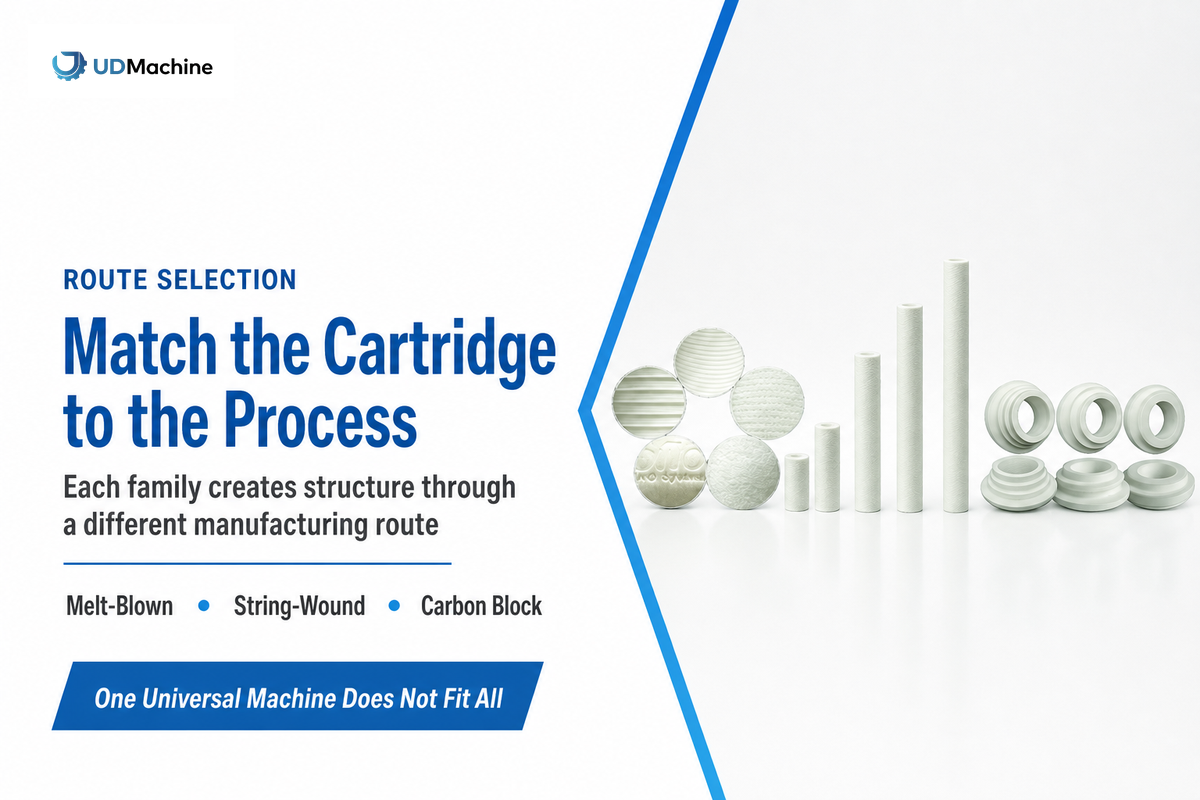 3. Match Cartridge Type to the Manufacturing Route — UDMachine