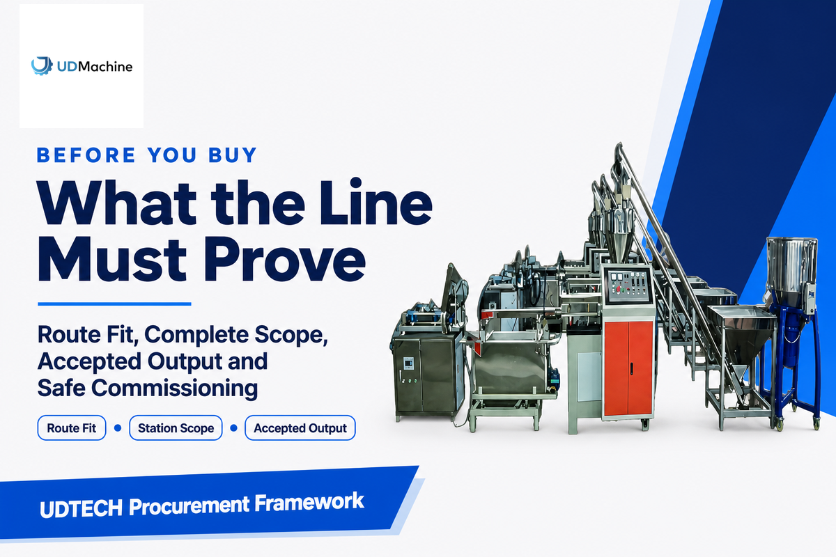 What Should a Filter Cartridge Production Line Prove Before You Buy? — UDTECH