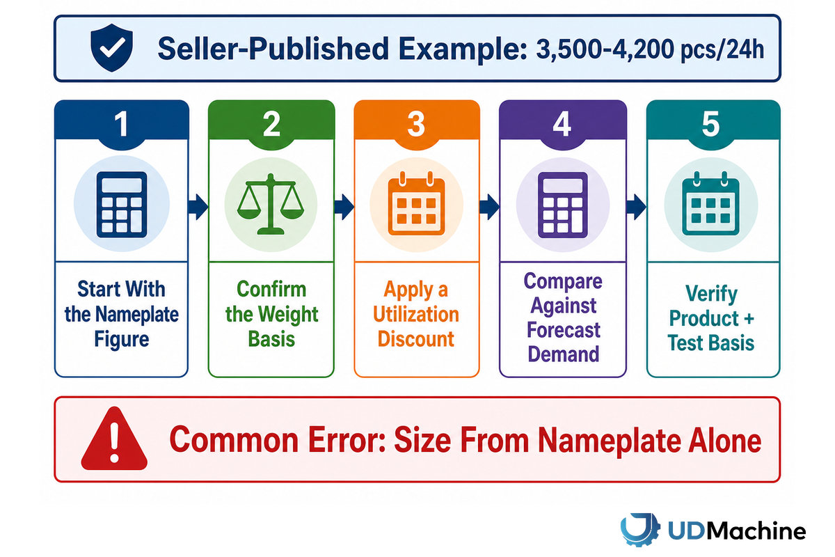 Phase 1: Turning a Sales Forecast Into a Capacity Number — UDTECH