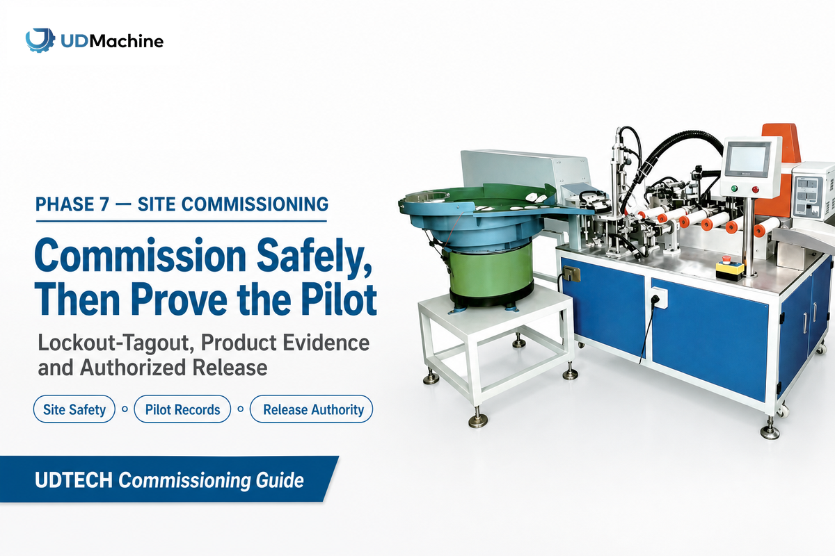 Phase 7: Commissioning and Pilot Run, the Safety and Quality Checks FAT Doesn't Cover — UDTECH