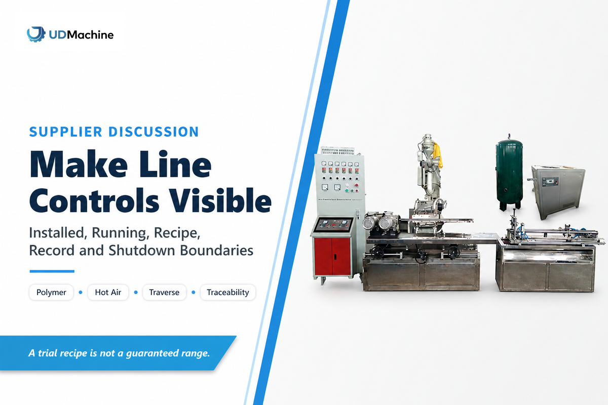 Production-line controls that must be visible in a supplier discussion — UDTECH