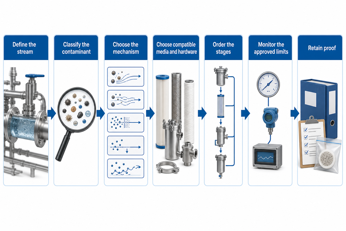 1. Map the industrial filtration process before selecting equipment — UDTECH