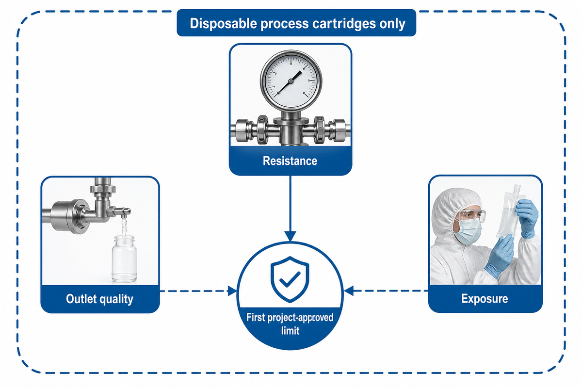 6. Monitor disposable cartridges with three approved signals — UDTECH