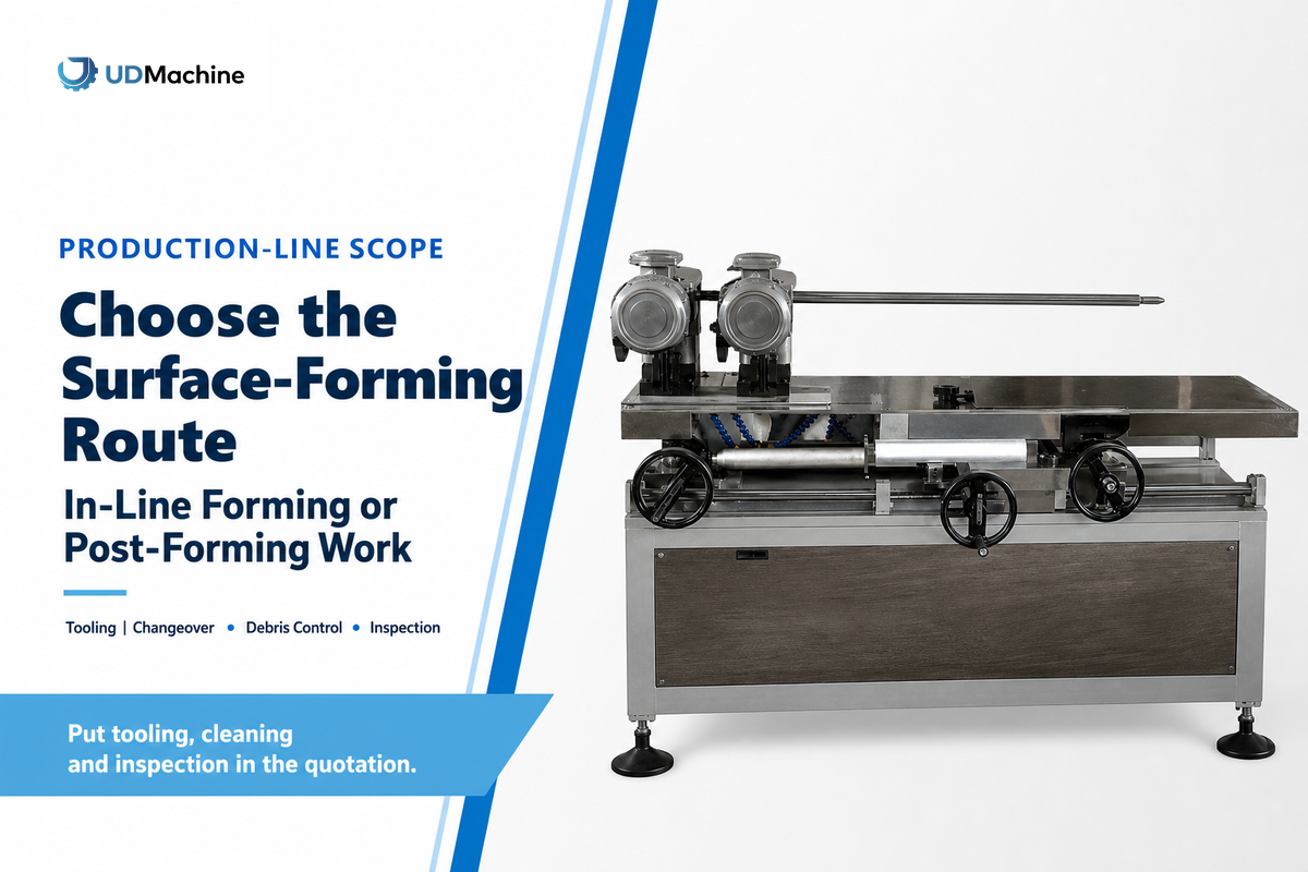 How surface forming changes the production-line scope — Suzhou UDTECH Technology Co., Ltd.