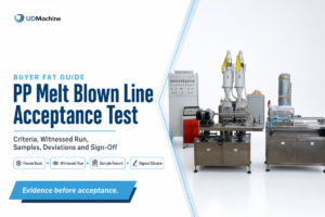 PP Melt Blown Filter Cartridge Production Line Acceptance Test