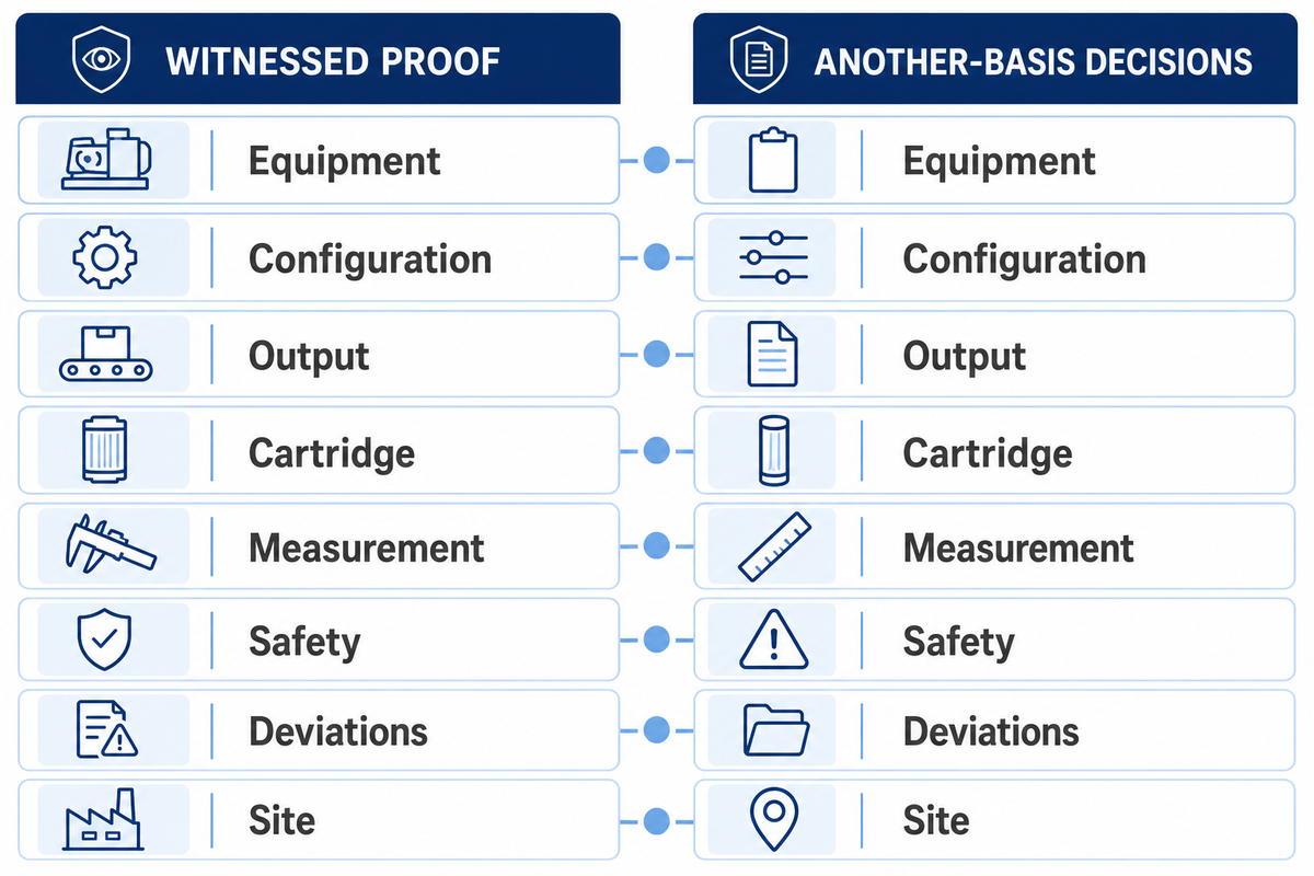 What does a production-line acceptance test actually prove? — UDTECH
