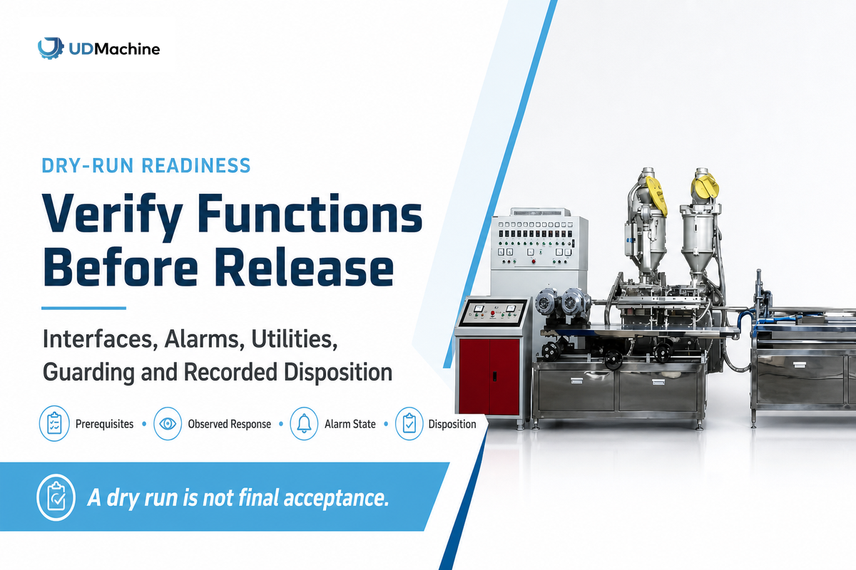 Verify dry-run readiness without overclaiming compliance — UDTECH