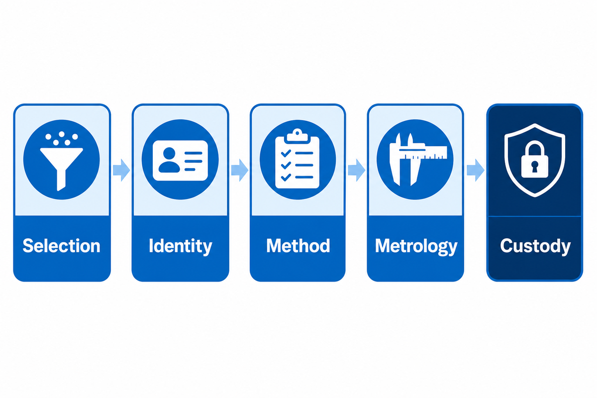 Build an auditable cartridge sample and inspection plan — UDTECH