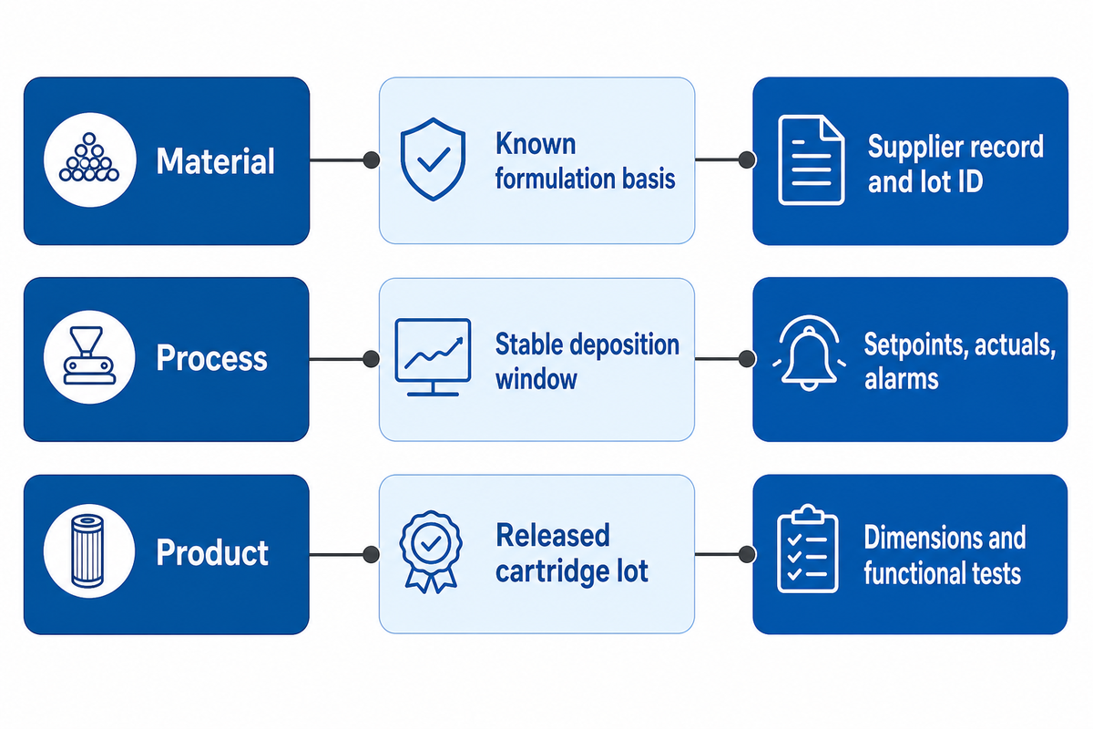 What a PP melt blown filter cartridge production line does — UDTECH