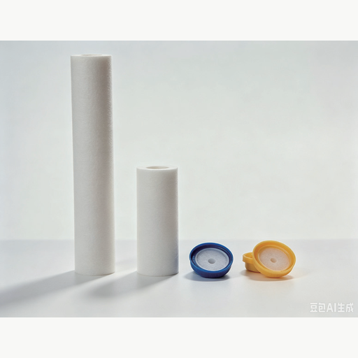 Colored end caps filter tubes