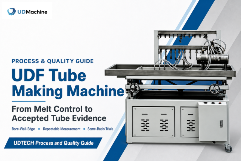 UDF Tube Making Machine: Process & Quality Guide