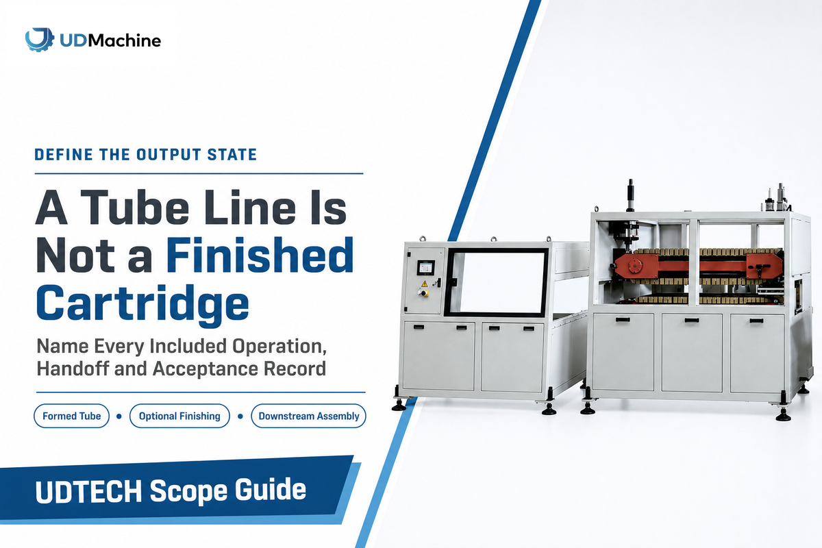 What a UDF Tube Making Machine Actually Produces — UDTECH