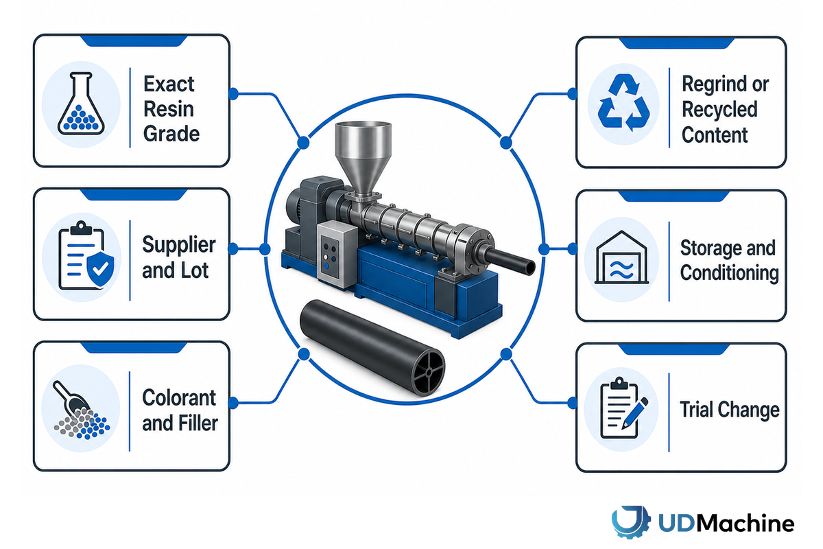 Plastic Material and Melt-Window Controls — UDTECH