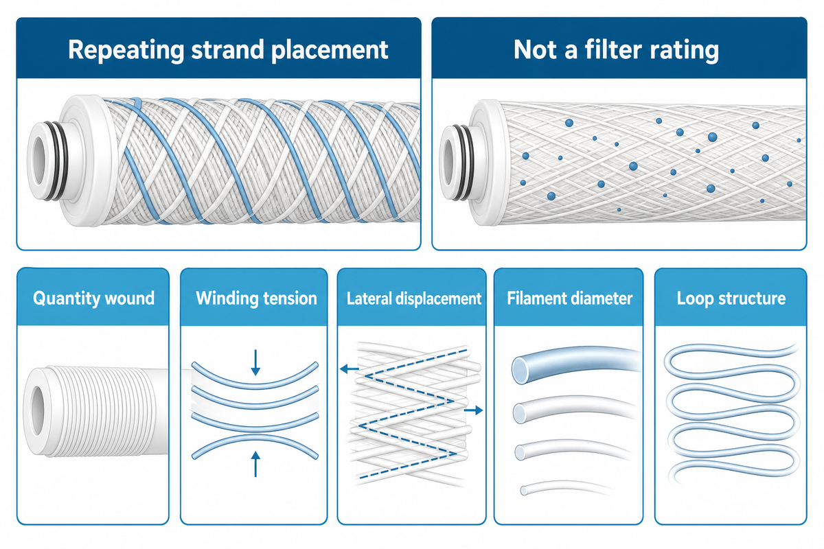 Winding variables and the distinction between pattern and filtration rating