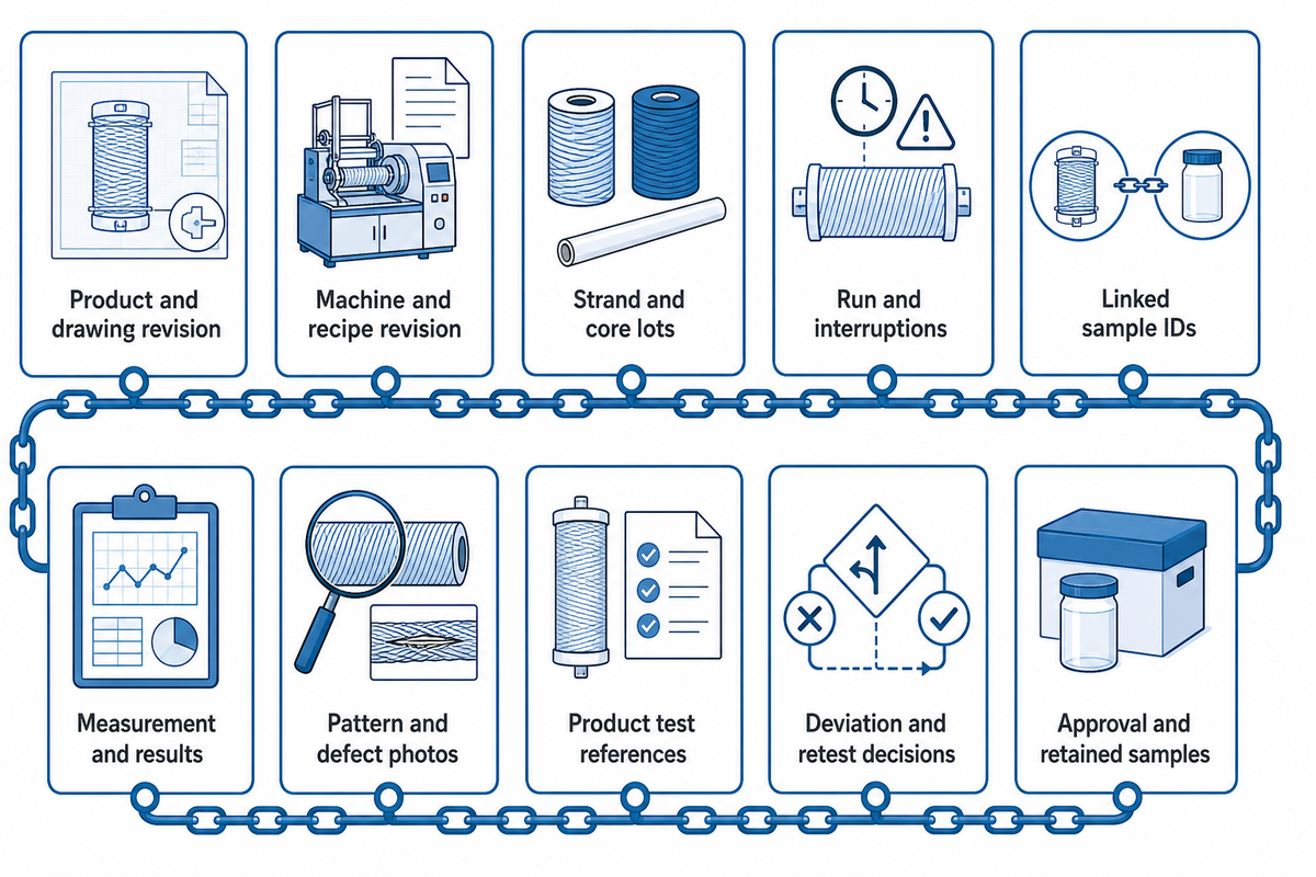 Traceable first-article approval evidence pack